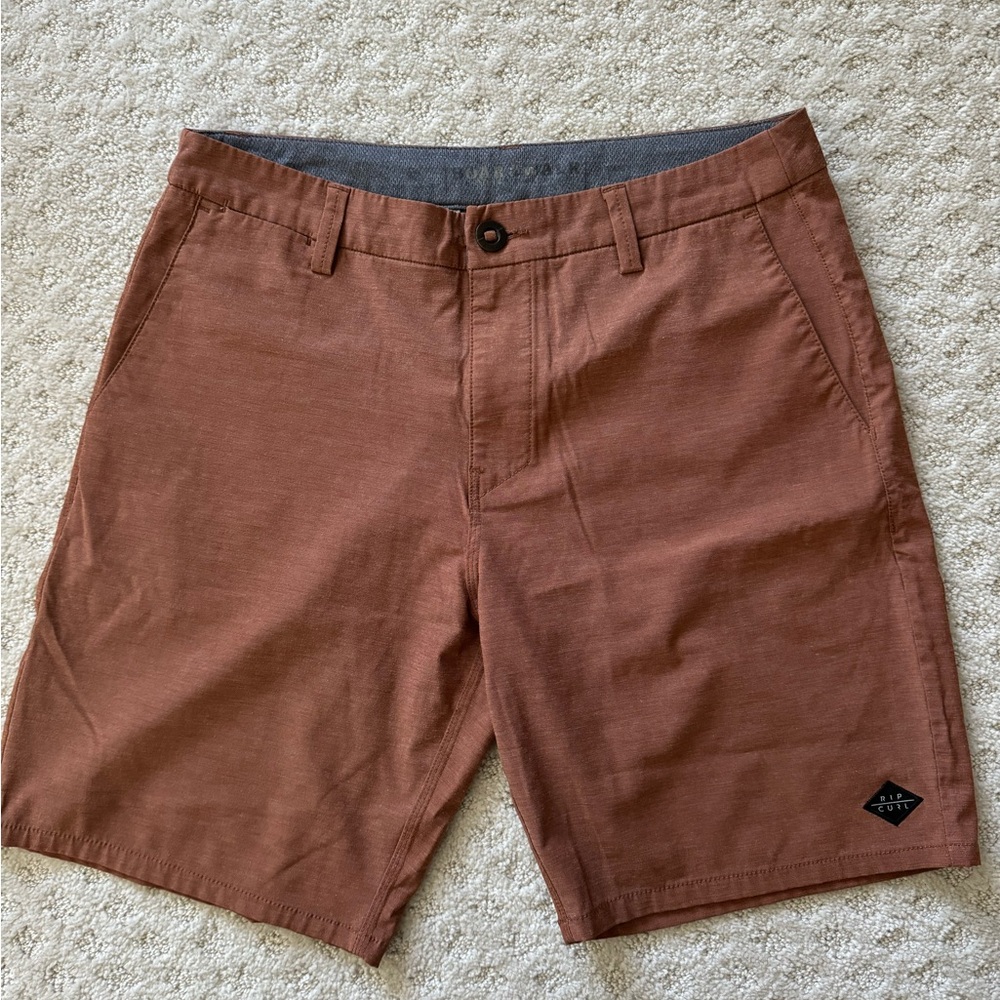 Men's Rip Curl Brown Reddish Shorts Size 32